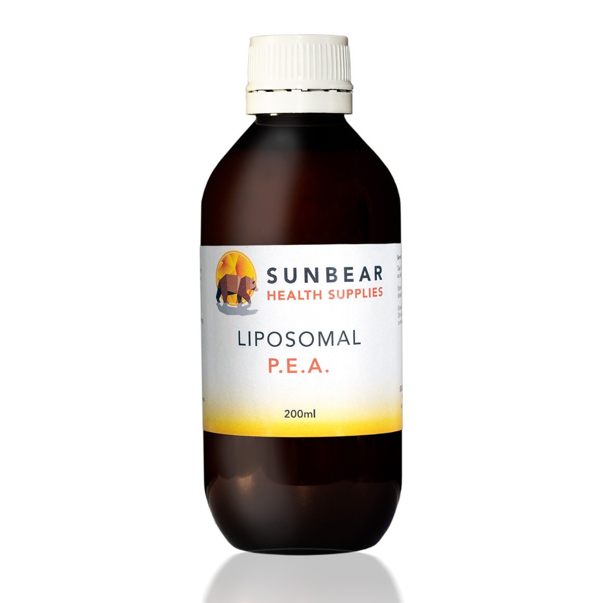 Lipo PEA (Palmitoylethanolamide) 200ml + Liposomal Curcumin 200ml-Sunbear Health