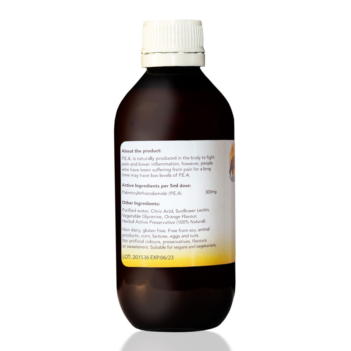 Lipo PEA (Palmitoylethanolamide) 200ml + Liposomal Curcumin 200ml-Sunbear Health