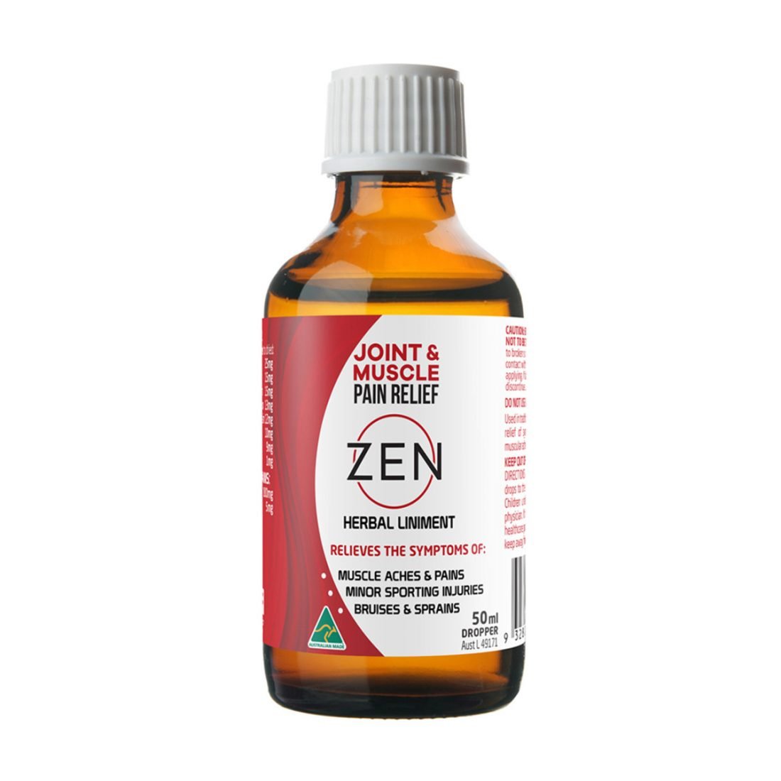 Zen Therapeutics Herbal Liniment Dropper 50ml